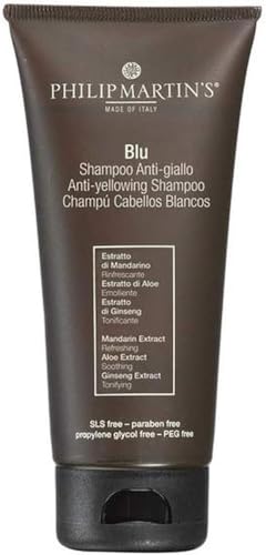 Philip Martin’s Blu Wash, Szampon do blond włosów niwelujący żółte podtony, 200ml