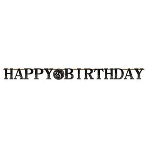 Amscan 121873 Złoty błyszczący baner z napisem „Add an Age Jumbo Happy Birthday” 3 m Amscan 121873 Złoty błyszczący baner z napisem „Add an Age Jumbo Happy Birthday” 3 m