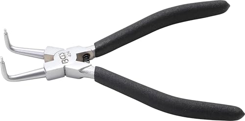 BGS 434 Szczypce do pierścieni rozprężnych wygięte wewnętrznych 180 mm - obrazek 1