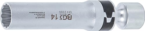 BGS 2390 Nasadka przegubowa do świec zapłonowych, dwunastokątna, ze sprężyną mocującą napęd 10 mm (3/8") 14 mm - obrazek 1