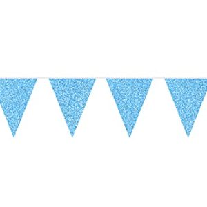 Baner flagi, Classic, niebieski brokatowy, 6 m Baner flagi, Classic, niebieski brokatowy, 6 m