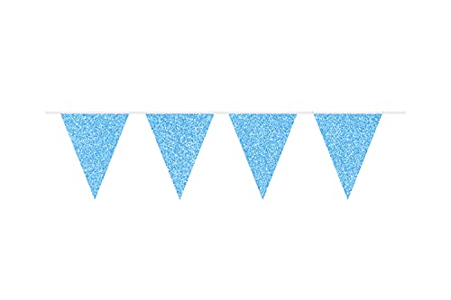 Baner flagi, Classic, niebieski brokatowy, 6 m - obrazek 1