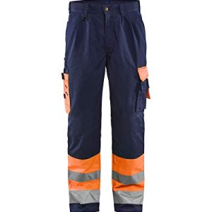 Blakläder Spodnie robocze „High Vis”, klasa 1, 1 sztuka, C46, pomarańczowe/granatowe, 158418605389C46 Blakläder Spodnie robocze „High Vis”, klasa 1, 1 sztuka, C46, pomarańczowe/granatowe, 158418605389C46