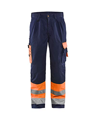 Blakläder Spodnie robocze "High Vis", klasa 1, 1 sztuka, C46, pomarańczowe/granatowe, 158418605389C46 - obrazek 1