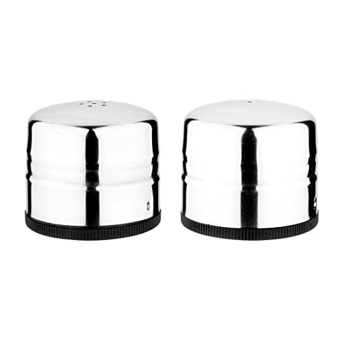 Jumbo zestaw soli i pieprzu 60 x 70 mm stal nierdzewna shaker garnek restauracja - obrazek 1