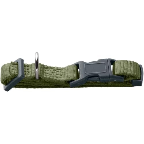 HUNTER Kołnierz London Vario Basic Mini oliwkowa zieleń rozmiar 14 20/XXS XS z zamknięciem zabezpieczającym miękka i elastyczna odporna na rozerwanie szybkoschnąca łatwa w pielęgnacji - obrazek 1
