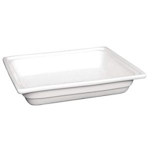 Olympia Biała porcelana 1/2 pół gastronomiczna 330 x 270 100 mm Olympia Biała porcelana 1/2 pół gastronomiczna 330 x 270 100 mm