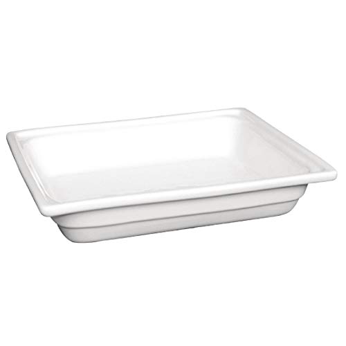 Olympia Biała porcelana 1/2 pół gastronomiczna 330 x 270 100 mm - obrazek 1