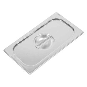 Vogue DW457 304 stal nierdzewna wytrzymała 1/3 pokrywka patelni gastronomicznej, 176 mm x 325 mm, srebrna Vogue DW457 304 stal nierdzewna wytrzymała 1/3 pokrywka patelni gastronomicznej, 176 mm x 325 mm, srebrna