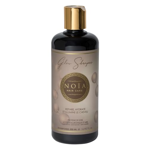 Szampon białko jedwabne, kwas hialuronowy i miód Seria Glow NOIA HAIR 500 ml
