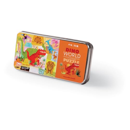Crocodile Creek 50 pcs Tin Puzzle/Dino World