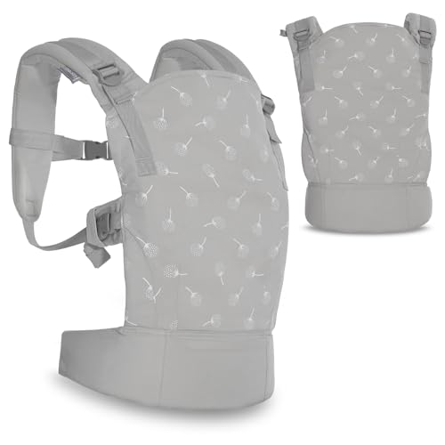 Nosidło ERGONOMICZNE nosidełko przód tył certyfikat Lorelli Wally szare do 20kg
