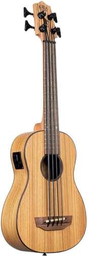 Kala U BASS Zebrawood Ukulele bas (+ pokrowiec) - obrazek 1