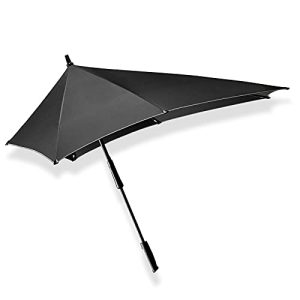 SENZ Parasol burzowy XXL czarny odblaskowy, Kolor czarny, Mediana