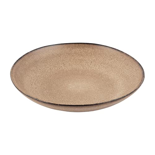 Olympia FC735 Build A Bowl płaskie miski, jasnobrązowe, 25 cm, 4 sztuki - obrazek 1