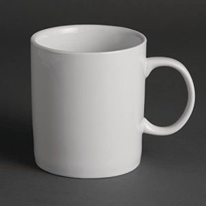 12 x Olympia białe naczynia standardowe kubki 483 ml porcelanowy kubek do kawy herbaty