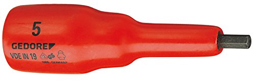 Gedore 19 5 nasadka wkrętaka VDE 1/2" wewnętrzna 6 kątna mm - obrazek 1