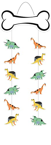 Folat 68298 Wisząca dekoracja Dino Roars 30x85 cm - obrazek 1