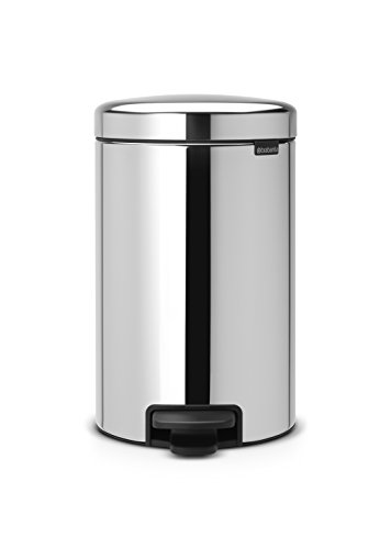 Kosz pedałowy BRABANTIA NewIcon, stal polerowana , 12 l Kosz pedałowy BRABANTIA NewIcon, stal polerowana , 12 l