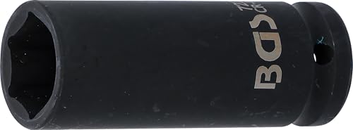 BGS 7221 Nasadka udarowa sześciokątna, głęboka 12,5 mm (1/2") 21 - obrazek 1