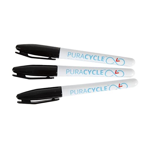 PuraCycle FB284 nietoksyczne markery czarne 3 pak - obrazek 1