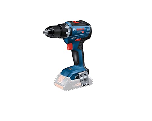 Bosch Professional Akkuschrauber Gsr 18V 55 (Ohne Akku, 18 Volt System, Max. Drehmoment: Nm, Im Karton) Wkrętarka, Niebieski/Czarny, V - obrazek 1