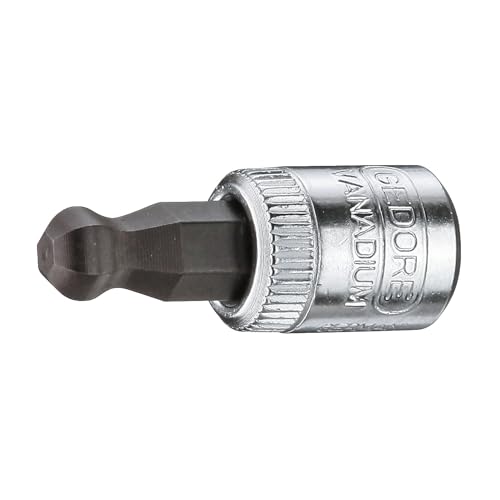 Nasadka wkrętakowa 1/4" do śrub 6 kątnych z kulistą główką 6x28mm GEDORE - obrazek 1