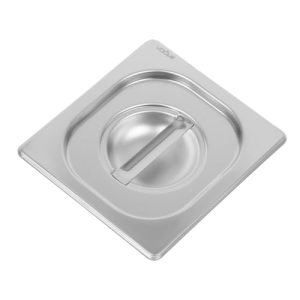 Vogue DW459 304 stal nierdzewna wytrzymała 1/6 pokrywka patelni gastronomicznej, 162 mm x 176 mm, srebrna Vogue DW459 304 stal nierdzewna wytrzymała 1/6 pokrywka patelni gastronomicznej, 162 mm x 176 mm, srebrna