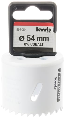 kwb Ø 54 mm otwornica HSS Bi metal 598054 (uzębienie Vario, 8% kobalt, wysoka koncentryczność) - obrazek 1