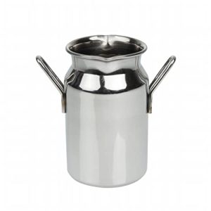 NISBETS CL209 Mini kościół mleczny stal nierdzewna średni, 120 ml, 4,25 uncji, 45 średnica x 80 mm wysokość