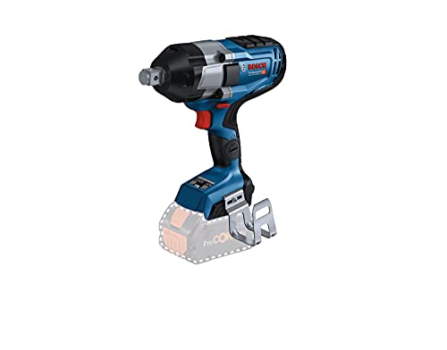 Bosch Professional Akumulatorowa wkrętarka udarowa i klucz udarowy BITURBO GDS 18V 1050 HC (moment dokręcania 1 050 Nm, moment zrywający 700 bez akumulatorów ładowarki, opakowanie kartonowe) - obrazek 1