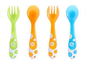 Munchkin Multi Coloured Forks and Spoons Set of 6, coloured, (Pack 6) Munchkin Multi Coloured Forks and Spoons Set of 6, coloured, (Pack 6)