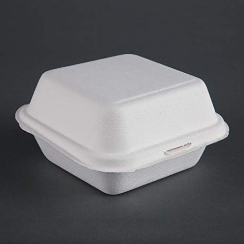 Fiesta Green Kompostowalne pudełka burgerskie 153 mm (opakowanie 500 szt.) - obrazek 1