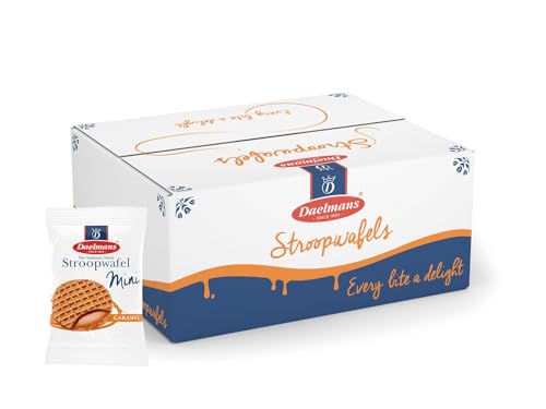 Daelmans Stroopwafels Mini 200 sztuk Autentyczne holenderskie Gofry karmelowe - obrazek 1