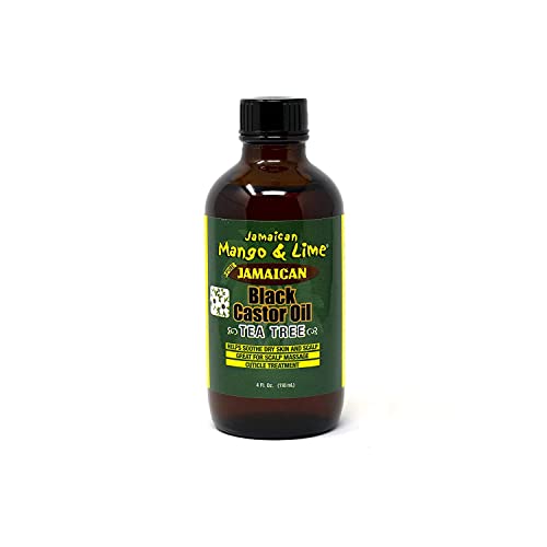 Jamaican Mango & Lime Castor Oil #Tea Tree 4oz. - obrazek 1