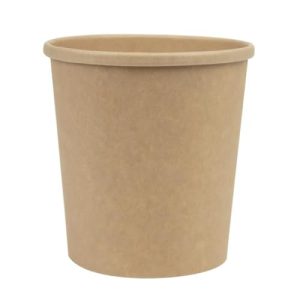 Colpac Kubki do zupy z Kraft nadające się recyklingu 450 ml / 16 uncji (opakowanie 500 szt.)
