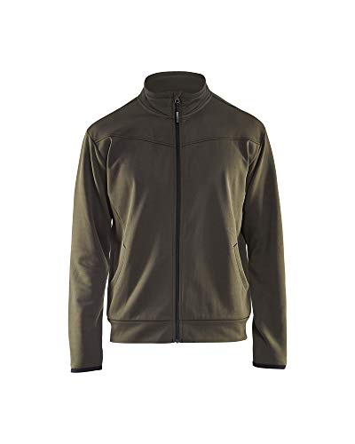 Blakläder 3362252645994XL bluza z zamkiem błyskawicznym w kolorze oliwkowo zielonym/czarnym, 4XL - obrazek 1