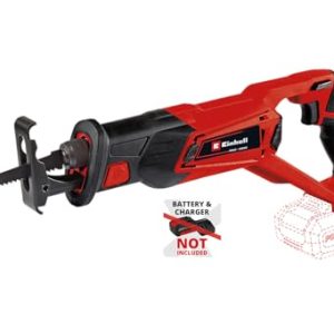 Einhell Akumulatorowa piła szablasta TE AP 18 Li Solo Power X Change (litowo jonowa, V, beznarzędziowa wymiana brzeszczotu, maks. 100 mm w drewnie, bez akumulatora i ładowarki) Einhell Akumulatorowa piła szablasta TE AP 18 Li Solo Power X Change (litowo jonowa, V, beznarzędziowa wymiana brzeszczotu, maks. 100 mm w drewnie, bez akumulatora i ładowarki)