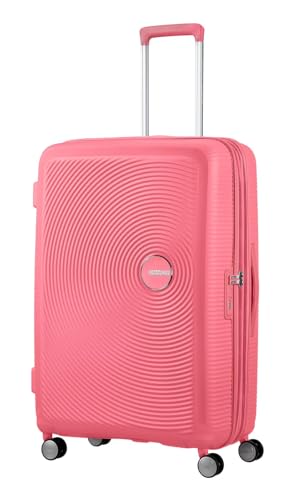 American Tourister Soundbox Spinner L EXP Walizka – 77 cm 110 L – Różowy