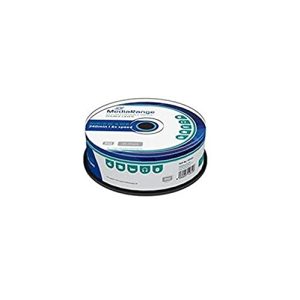 MediaRange DVD+R Double Layer 8,5 GB 240 min 8 krotna prędkość zapisu, 25 Cakebox