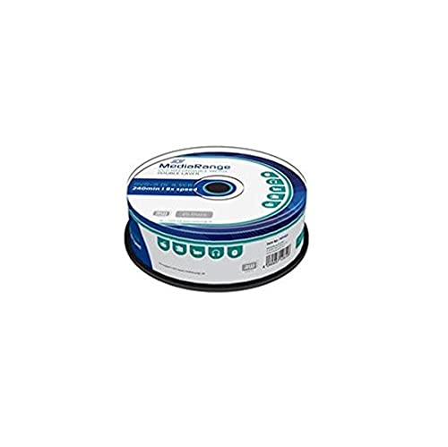 MediaRange DVD+R Double Layer 8,5 GB 240 min 8 krotna prędkość zapisu, 25 Cakebox