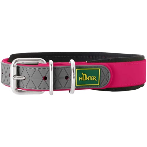 Hunter Obroża Convenience Comfort malina 35 - obrazek 1