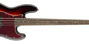 Squier by Fender Classic Vibe 60’s Jazz Bass Guitar, Laurel Fingerboard, 3 Color Sunburst Squier by Fender Classic Vibe 60’s Jazz Bass Guitar, Laurel Fingerboard, 3 Color Sunburst