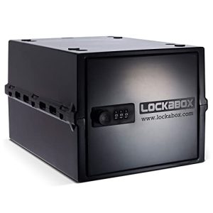Lockabox One™ Kompaktowe i higieniczne pudełko do przechowywania z zamkiem na żywność, leki bezpieczeństwo w domu (Czarny) Lockabox One™ Kompaktowe i higieniczne pudełko do przechowywania z zamkiem na żywność, leki bezpieczeństwo w domu (Czarny)