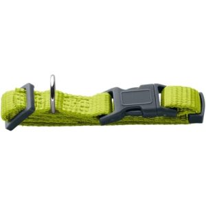 HUNTER Kołnierz London Vario Basic Mini limonka rozmiar 14 20/XXS XS z zamknięciem zabezpieczającym miękka i elastyczna odporna na rozerwanie szybkoschnąca łatwa w pielęgnacji