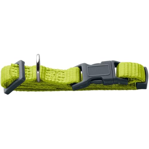 HUNTER Kołnierz London Vario Basic Mini limonka rozmiar 14 20/XXS XS z zamknięciem zabezpieczającym miękka i elastyczna odporna na rozerwanie szybkoschnąca łatwa w pielęgnacji - obrazek 1