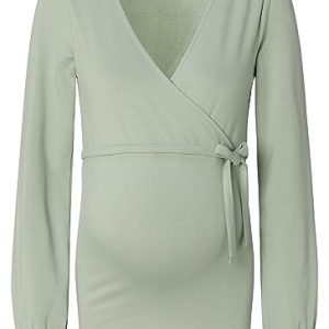Noppies Damska koszulka z długim rękawem Foshan Nursing, Iceberg Green N129, 38 Noppies Damska koszulka z długim rękawem Foshan Nursing, Iceberg Green N129, 38