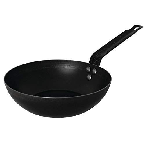 Vogue GG722 Black Iron Wok, 280 mm - obrazek 1