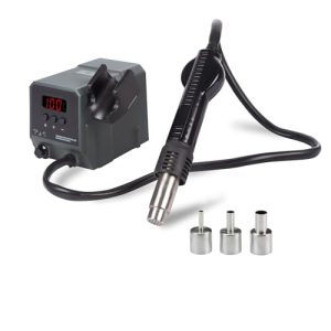 Velleman Stacja lutownicza do elementów SMD, wielofunkcyjna, 300 W, zakres temperatur 100 500C, szara
