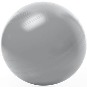 TOGU Piłka gimnastyczna do siedzenia ABS (odporne na pęknięcia), 45 cm, srebrna TOGU Piłka gimnastyczna do siedzenia ABS (odporne na pęknięcia), 45 cm, srebrna